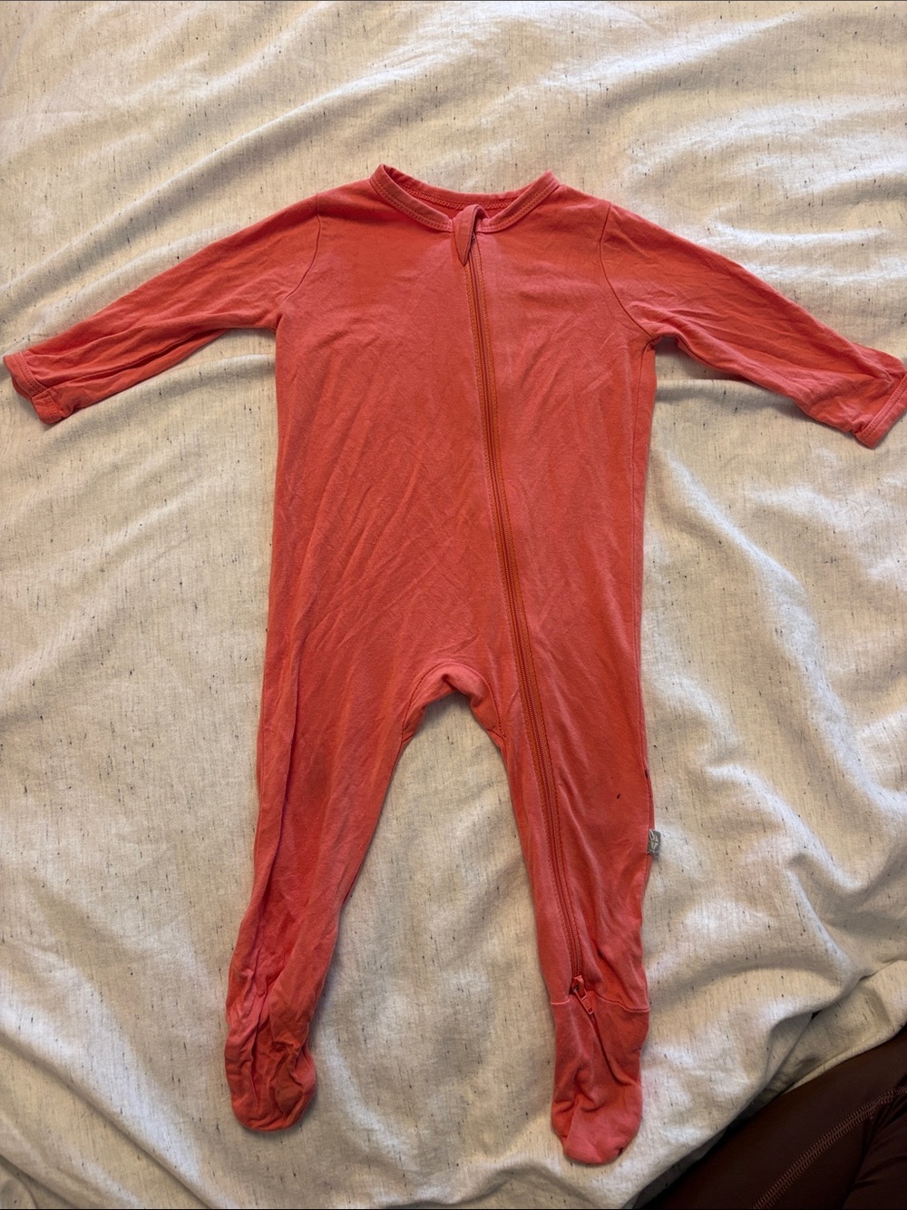 Kyte BABY Coral zip footies